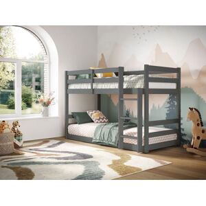 Flair Shasha Low Shorty Bunk Bed in Grey Size: Junior Grey Junior Flair Shasha Low Shorty Bunk Bed in Grey Size: Junior Grey Junior