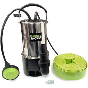 Gardenjack Submersible Dirty Water Pump Electric 230V in Silver Silver Gardenjack Submersible Dirty Water Pump Electric 230V in Silver Silver
