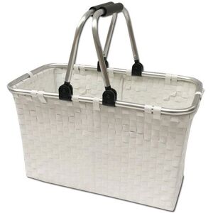 Arpan Laundry Basket Large White Toy Storage Shopping Hamper Aluminium Frame White Arpan Laundry Basket Large White Toy Storage Shopping Hamper Aluminium Frame White