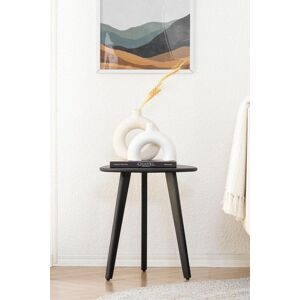 MH London 'Armstrong' Side Table Solid Wood Bedside Table in Black Black MH London 'Armstrong' Side Table Solid Wood Bedside Table in Black Black