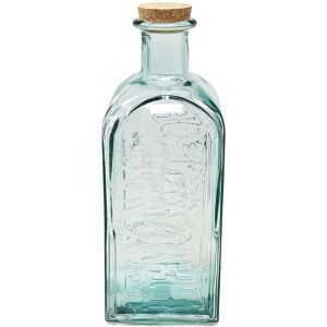 Verano Spanish Ceramics Recycled Glass Antique Clear Embossed Home Décor Vintage Lemonade Bottle w/ Cork 2L Clear Verano Spanish Ceramics Recycled Glass Antique Clear Embossed Home Décor Vintage Lemonade Bottle w/ Cork 2L Clear