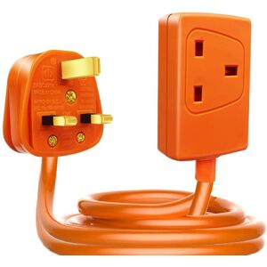 ExtraStar 1 Way Extension Leads 13A 25M, Orange Orange ExtraStar 1 Way Extension Leads 13A 25M, Orange Orange