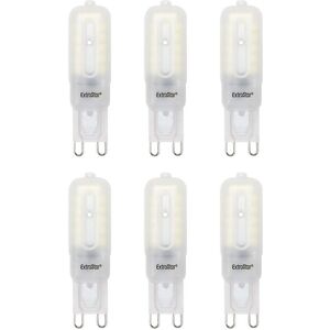 ExtraStar 3.5W LED Mini Bulb G9, Warm White 3000K (pack of 6) in Yellow Yellow ExtraStar 3.5W LED Mini Bulb G9, Warm White 3000K (pack of 6) in Yellow Yellow