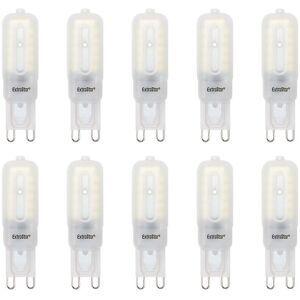 ExtraStar 3.5W LED Mini Bulb G9, Warm White 3000K (pack of 10) in Yellow Yellow ExtraStar 3.5W LED Mini Bulb G9, Warm White 3000K (pack of 10) in Yellow Yellow