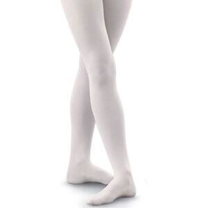 Sock Snob Girl's 1 Pack Soft Nylon Footed Ballet Tights in White Size: 6-8 Years White 6-8 Years Sock Snob Girl's 1 Pack Soft Nylon Footed Ballet Tights in White Size: 6-8 Years White 6-8 Years