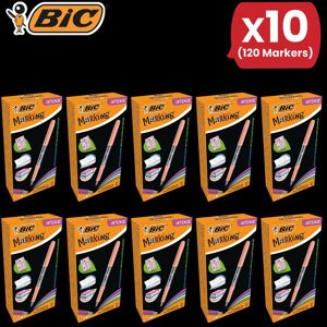 Bic Marking Fine Tip Assorted Intense Pastel Colours - 10 Packs Multicolor Bic Marking Fine Tip Assorted Intense Pastel Colours - 10 Packs Multicolor