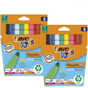 Bic Kids Visacolor XL Coloring Pens Assorted - 2 Packs Multicolor Bic Kids Visacolor XL Coloring Pens Assorted - 2 Packs Multicolor