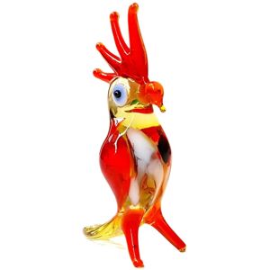 Novecrafto Handcrafted Miniature Animal Figurine - Unique Decorative Animal Ornament for Home & Office Décor in Red Red Novecrafto Handcrafted Miniature Animal Figurine - Unique Decorative Animal Ornament for Home & Office Décor in Red Red