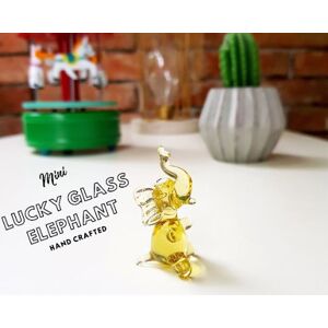 Novecrafto Handcrafted Miniature Animal Figurine - Unique Decorative Animal Ornament for Home & Office Décor in Amber Amber Novecrafto Handcrafted Miniature Animal Figurine - Unique Decorative Animal Ornament for Home & Office Décor in Amber Amber