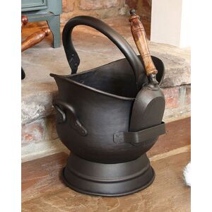Dibor Traditional Black Fireplace Storage Fireside Coal Bucket with Shovel Black Dibor Traditional Black Fireplace Storage Fireside Coal Bucket with Shovel Black