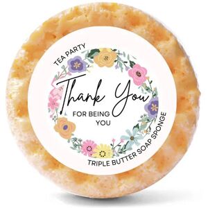 Emily Victoria Candles Triple Butter Shower Soap Sponge Thank You Tea Party in Orange Orange Emily Victoria Candles Triple Butter Shower Soap Sponge Thank You Tea Party in Orange Orange