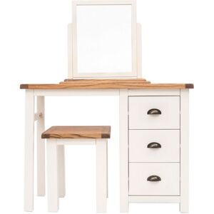 Cabinet Bits Lovere 3 Drawer Dressing Table Set Brass Cup Handle in Off-White Off-White Cabinet Bits Lovere 3 Drawer Dressing Table Set Brass Cup Handle in Off-White Off-White