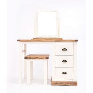 Cabinet Bits Tropea 3 Drawer Dressing Table Set Brass Cup Handle in Off-White Off-White Cabinet Bits Tropea 3 Drawer Dressing Table Set Brass Cup Handle in Off-White Off-White