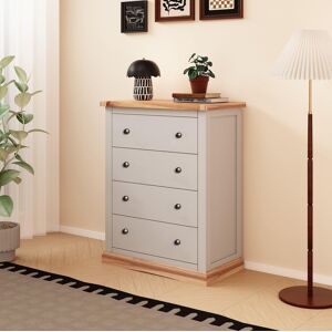 Cabinet Bits Bomporto 4 Drawer Chest of Drawers Brass Knob in Light Grey Light Grey Cabinet Bits Bomporto 4 Drawer Chest of Drawers Brass Knob in Light Grey Light Grey