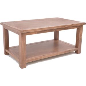 Cabinet Bits Coffee Table with Shelf - H45 W100 D60cm in Brown Brown Cabinet Bits Coffee Table with Shelf - H45 W100 D60cm in Brown Brown