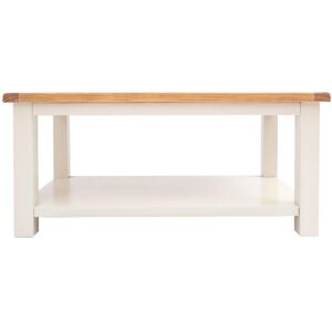 Cabinet Bits Coffee Table with Shelf - H45 W100 D60cm in Off-White Off-White Cabinet Bits Coffee Table with Shelf - H45 W100 D60cm in Off-White Off-White