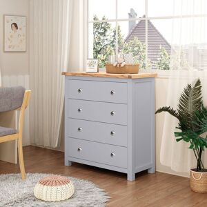 Cabinet Bits Mirano 4 Drawer Chest of Drawers Chrome Knob in Grey Grey Cabinet Bits Mirano 4 Drawer Chest of Drawers Chrome Knob in Grey Grey