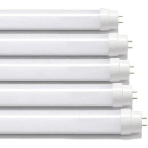 ENER-J T8 LED Nano Plastic Tube 150cms 22W 6000K (pack of 5 units) in White Size: 25 cm diameter x 19 cm high White 25 cm diameter x 19 cm high ENER-J T8 LED Nano Plastic Tube 150cms 22W 6000K (pack of 5 units) in White Size: 25 cm diameter x 19 cm high White 25 cm diameter x 19 cm high