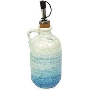 Verano Spanish Ceramics Pastel Beach Hand Painted Kitchen Dining Table Oil Drizzler Pourer 250ml in Blue Blue Verano Spanish Ceramics Pastel Beach Hand Painted Kitchen Dining Table Oil Drizzler Pourer 250ml in Blue Blue