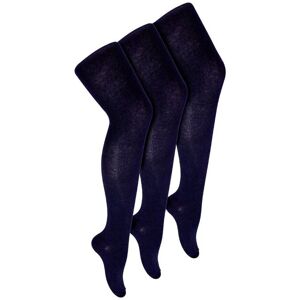 Sock Snob Girl's 3 Pack Plain Soft Breathable Cotton School Tights in Navy Size: 9-10 Years Navy 9-10 Years Sock Snob Girl's 3 Pack Plain Soft Breathable Cotton School Tights in Navy Size: 9-10 Years Navy 9-10 Years