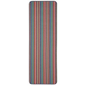 THE RUGS Washable All-Purpose Nonslip Mats Stripe Design in Different Colours 111 Size: 57 cm x 90 cm Multicolor 57 cm x 90 cm THE RUGS Washable All-Purpose Nonslip Mats Stripe Design in Different Colours 111 Size: 57 cm x 90 cm Multicolor 57 cm x 90 cm