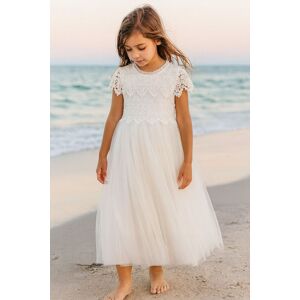 Lilly + Bo Girl's Audrey in Ivory Party or Flower Girl Dress in Natural Size: 9-10 Years Natural 9-10 Years Lilly + Bo Girl's Audrey in Ivory Party or Flower Girl Dress in Natural Size: 9-10 Years Natural 9-10 Years
