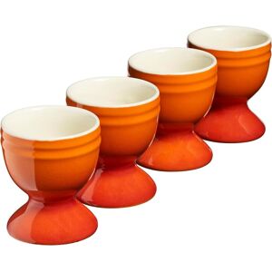 Cooks Professional Set of 4 Colourful Stoneware Egg Cups Dishwasher & Microwave Safe in Orange Orange Cooks Professional Set of 4 Colourful Stoneware Egg Cups Dishwasher & Microwave Safe in Orange Orange