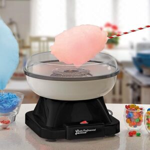 Cooks Professional Retro Candy Floss Maker Machine with Sticks & Splash Guard in Black Black Cooks Professional Retro Candy Floss Maker Machine with Sticks & Splash Guard in Black Black