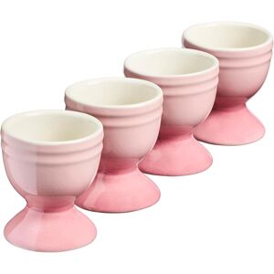 Cooks Professional Set of 4 Colourful Stoneware Egg Cups Dishwasher & Microwave Safe in Pink Pink Cooks Professional Set of 4 Colourful Stoneware Egg Cups Dishwasher & Microwave Safe in Pink Pink