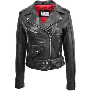 House of Leather Women's Kate Real Leather Brando Biker Jacket Red Size 18 in Black Size: 12 Black 12 House of Leather Women's Kate Real Leather Brando Biker Jacket Red Size 18 in Black Size: 12 Black 12