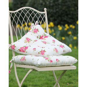 Dibor Set of 4 Vintage Pink Floral Print Indoor Outdoor Chair Seat Pad Garden Furniture Cushions W40 x L40cm Size: 40 cm x 40 cm Pink 40 cm x 40 cm Dibor Set of 4 Vintage Pink Floral Print Indoor Outdoor Chair Seat Pad Garden Furniture Cushions W40 x L40cm Size: 40 cm x 40 cm Pink 40 cm x 40 cm