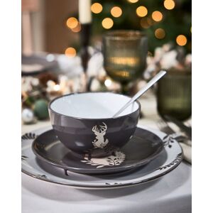 Dibor 24 Piece Grey Stag Plates & Bowls Reindeer Christmas Dinner Set 8 Person Christmas Crockery Set Size: 24 Pack Grey 24 Pack Dibor 24 Piece Grey Stag Plates & Bowls Reindeer Christmas Dinner Set 8 Person Christmas Crockery Set Size: 24 Pack Grey 24 Pack