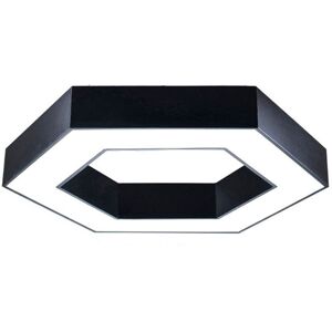 ENER-J Hollow Hexagon Pendant Lights D600*100*60mm 25W 6500K 45lm/W Black Color, Installation way:Ceiling & Hanging White 25 cm diameter x 19 cm high ENER-J Hollow Hexagon Pendant Lights D600*100*60mm 25W 6500K 45lm/W Black Color, Installation way:Ceiling & Hanging White 25 cm diameter x 19 cm high