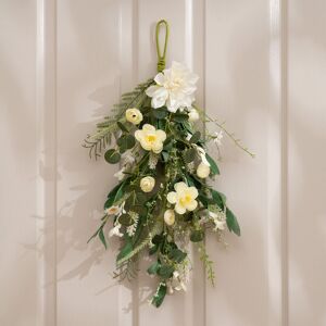 Scottish Everlastings Ltd 30cm Swag Classic White White Scottish Everlastings Ltd 30cm Swag Classic White White