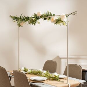 Scottish Everlastings Ltd 1.4m White Over Table Display Frame White Scottish Everlastings Ltd 1.4m White Over Table Display Frame White