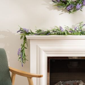 Scottish Everlastings Ltd 150cm Purple Hyacinth, Eucalyptus & Lavender Garland Purple Scottish Everlastings Ltd 150cm Purple Hyacinth, Eucalyptus & Lavender Garland Purple