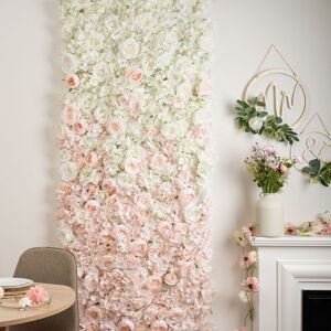 Scottish Everlastings Ltd 80x220cm Pink/White Ombre Flower Wall Backdrop in Pink Size: 80x220 cm Pink 80x220 cm Scottish Everlastings Ltd 80x220cm Pink/White Ombre Flower Wall Backdrop in Pink Size: 80x220 cm Pink 80x220 cm
