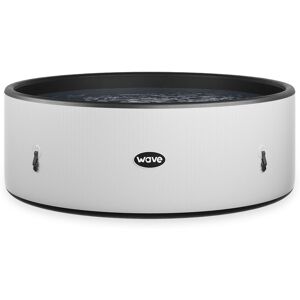 Wave Spas Wave Ontario, Round Drop Stitch Hot Tub, Herringbone in Off-White Size: 4 Person Off-White 4 Person Wave Spas Wave Ontario, Round Drop Stitch Hot Tub, Herringbone in Off-White Size: 4 Person Off-White 4 Person