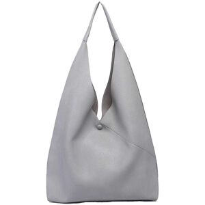 Kitise Women's Large 2in1 Hobo Slouch Tote PU Leather Handbag With Roomy purse in Pale Grey Pale Grey Kitise Women's Large 2in1 Hobo Slouch Tote PU Leather Handbag With Roomy purse in Pale Grey Pale Grey