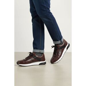 Amen Shoes Men's Cameron Leather Dress Trainers in Dark Brown Size: 8 Dark Brown 8 Amen Shoes Men's Cameron Leather Dress Trainers in Dark Brown Size: 8 Dark Brown 8