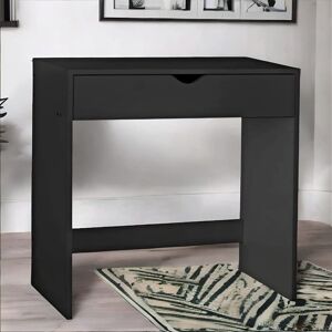 Rafaelo Mobilia 1 Drawer Make Up Dressing Table Bedroom Furniture in Black Black Rafaelo Mobilia 1 Drawer Make Up Dressing Table Bedroom Furniture in Black Black