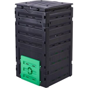 Hygrad Built to Survive 300L Friendly Garden Outdoor Composter Bin Waste Compost Converter Recycle Recycling Soil Outdoor Storage Waste Grass Black Hygrad Built to Survive 300L Friendly Garden Outdoor Composter Bin Waste Compost Converter Recycle Recycling Soil Outdoor Storage Waste Grass Black