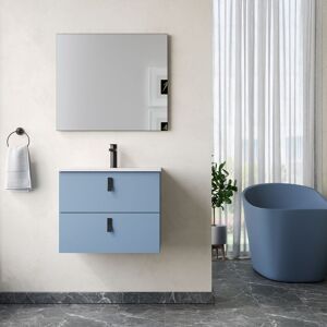 Banyetti Invicta 600mm WallHung Vanity with Athena Basin-Powder Blue Blue Banyetti Invicta 600mm WallHung Vanity with Athena Basin-Powder Blue Blue