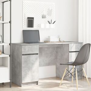 Berkfield Home Desk Concrete Grey 140x49x76 cm Engineered Wood Size: 140 x 49 x 76 cm Grey 140 x 49 x 76 cm Berkfield Home Desk Concrete Grey 140x49x76 cm Engineered Wood Size: 140 x 49 x 76 cm Grey 140 x 49 x 76 cm