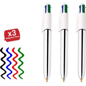 Bic 4 Colours Shine Pack of 3 Multicolor Bic 4 Colours Shine Pack of 3 Multicolor