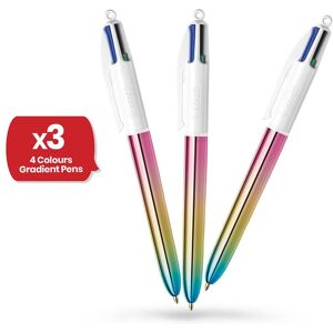 Bic 4 Colour Gradient - Pack of 3 Multicolor Bic 4 Colour Gradient - Pack of 3 Multicolor