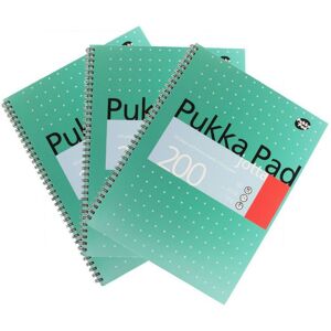 Pukka White A4 Wirebound Pads 200 Page 80Gsm (Ruled/Margin) - Pack of 12 Multicolor Pukka White A4 Wirebound Pads 200 Page 80Gsm (Ruled/Margin) - Pack of 12 Multicolor