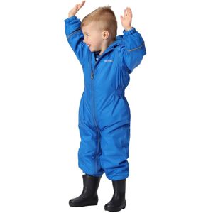 Regatta Splosh Hooded Waterproof Breathable All in One in Blue Size: 12-18 m Blue 12-18 m Regatta Splosh Hooded Waterproof Breathable All in One in Blue Size: 12-18 m Blue 12-18 m