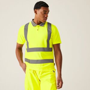 Regatta Men's Hi-Vis Pro Contract Polo Shirt in Yellow Size: Medium Yellow M Regatta Men's Hi-Vis Pro Contract Polo Shirt in Yellow Size: Medium Yellow M