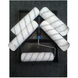 SupaDec Paint Roller Set (Pack of 5) in White White SupaDec Paint Roller Set (Pack of 5) in White White